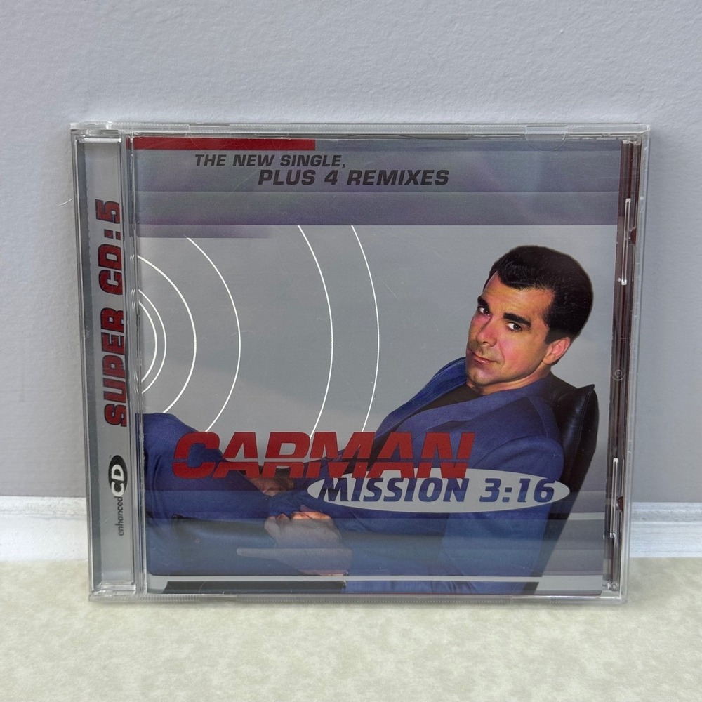 Carman: Mission 3:16 Super CD Single Plus 4 Remixes 1997 Sparrow Christian Music